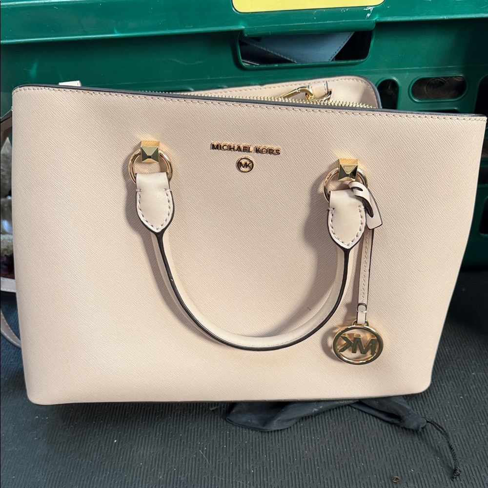 Michael Kors Cream Tote Bag